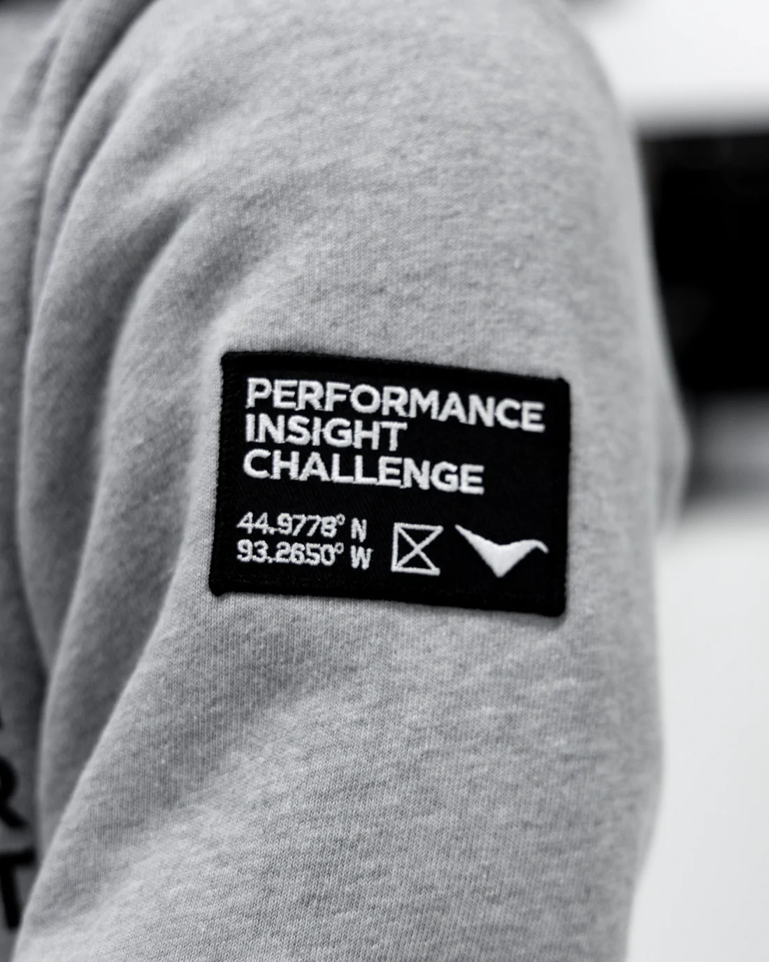 Performance Insight Challenge embroidered patch detail