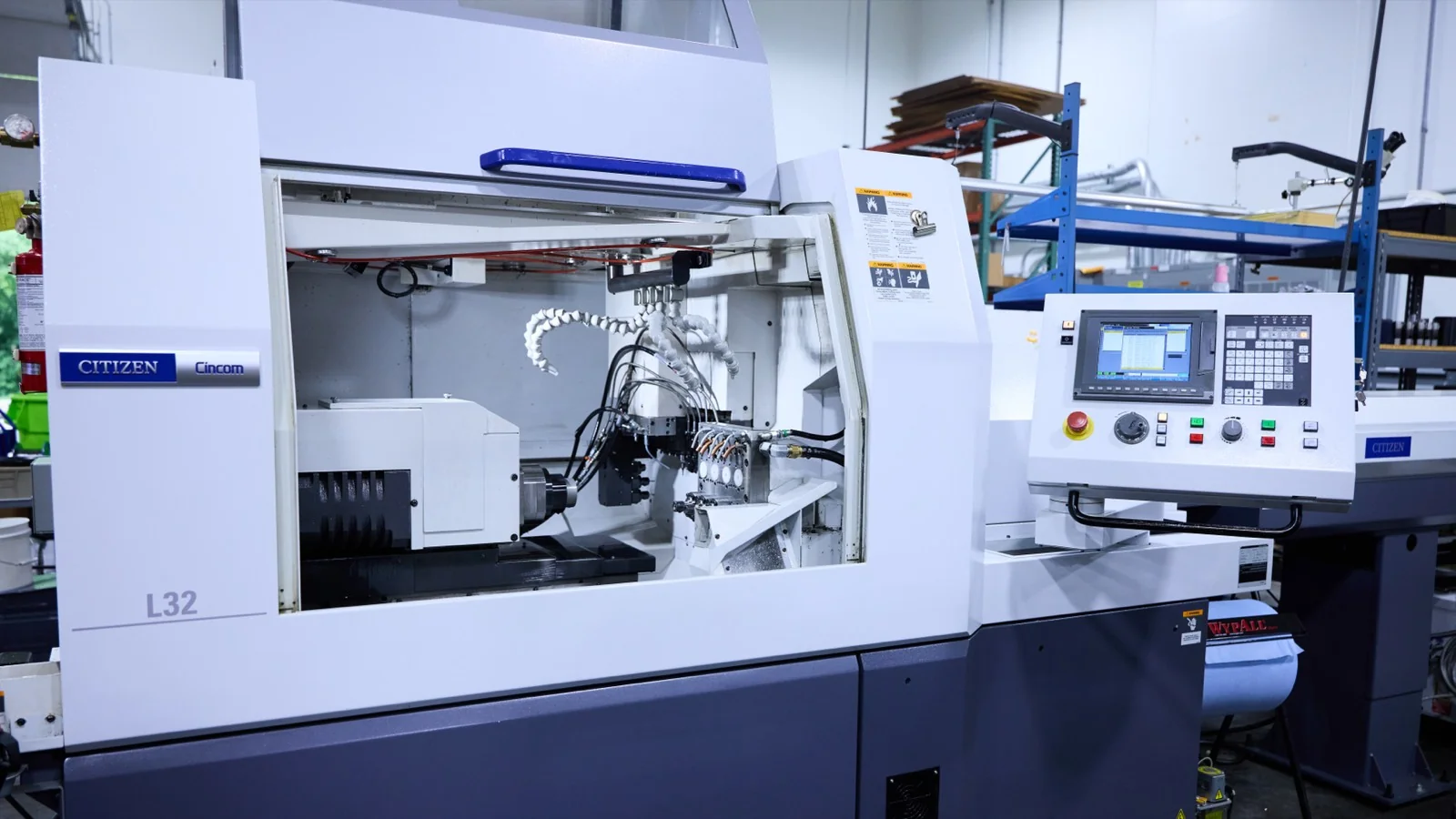 CNC machining center running at Taylor Machine INC